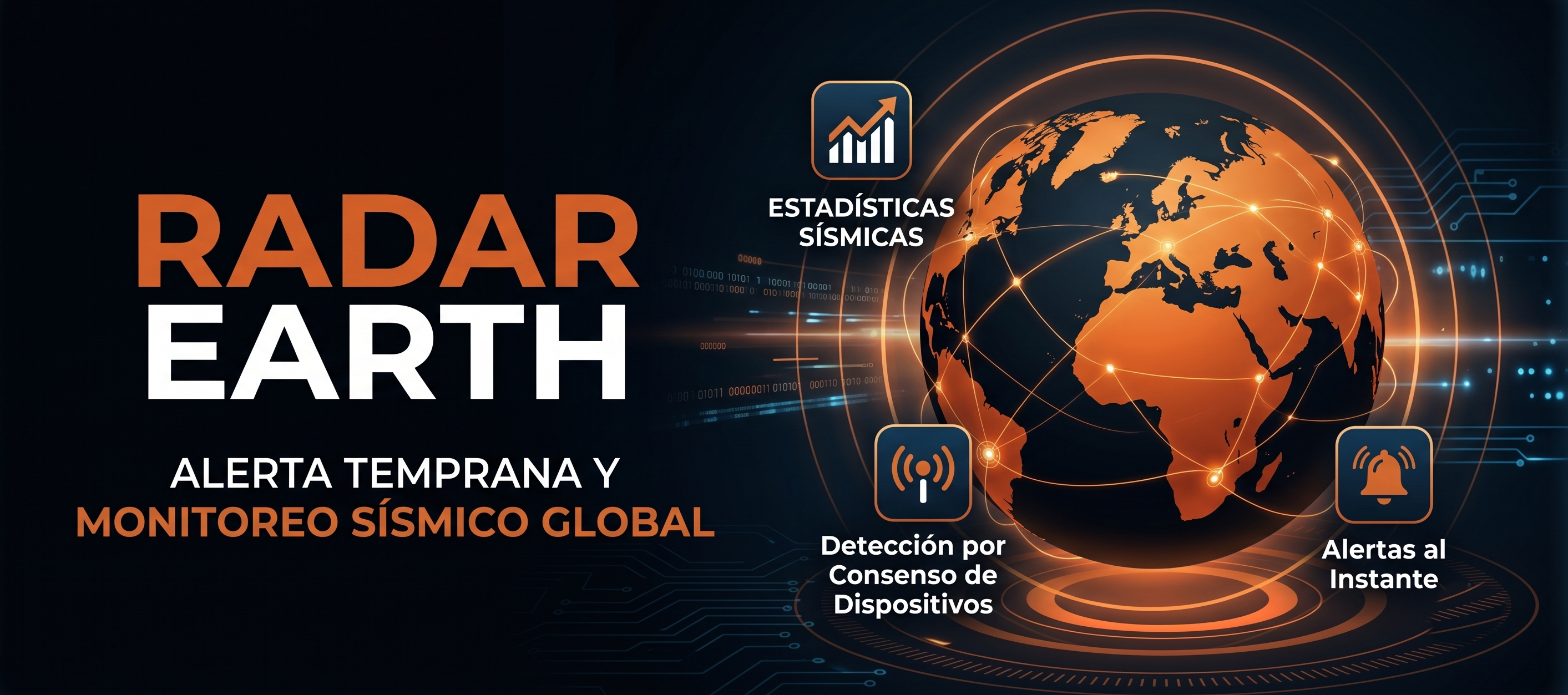 Radar Earth, monitoreo sísmico global